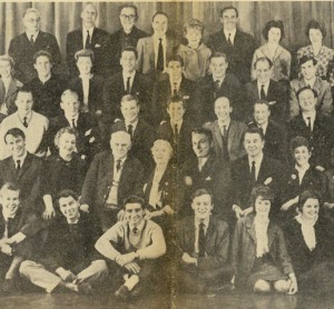 Photograph of Theatre staff from the Daily Mail 1963
