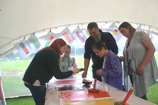 printmaking in the park